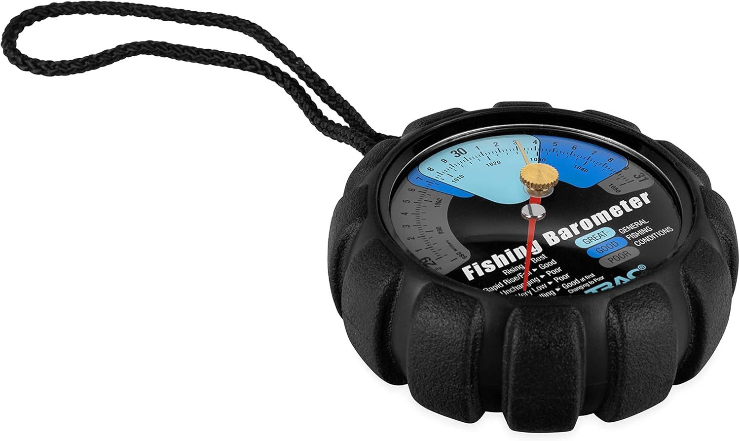 imageCamco TRAC Outdoors Fishing Barometer  Features an Adjustable Pressure Change Indicator with Reference Marker ampamp ColorCoded Dial  Easily Calibrates to Local Barometric Pressure 69200