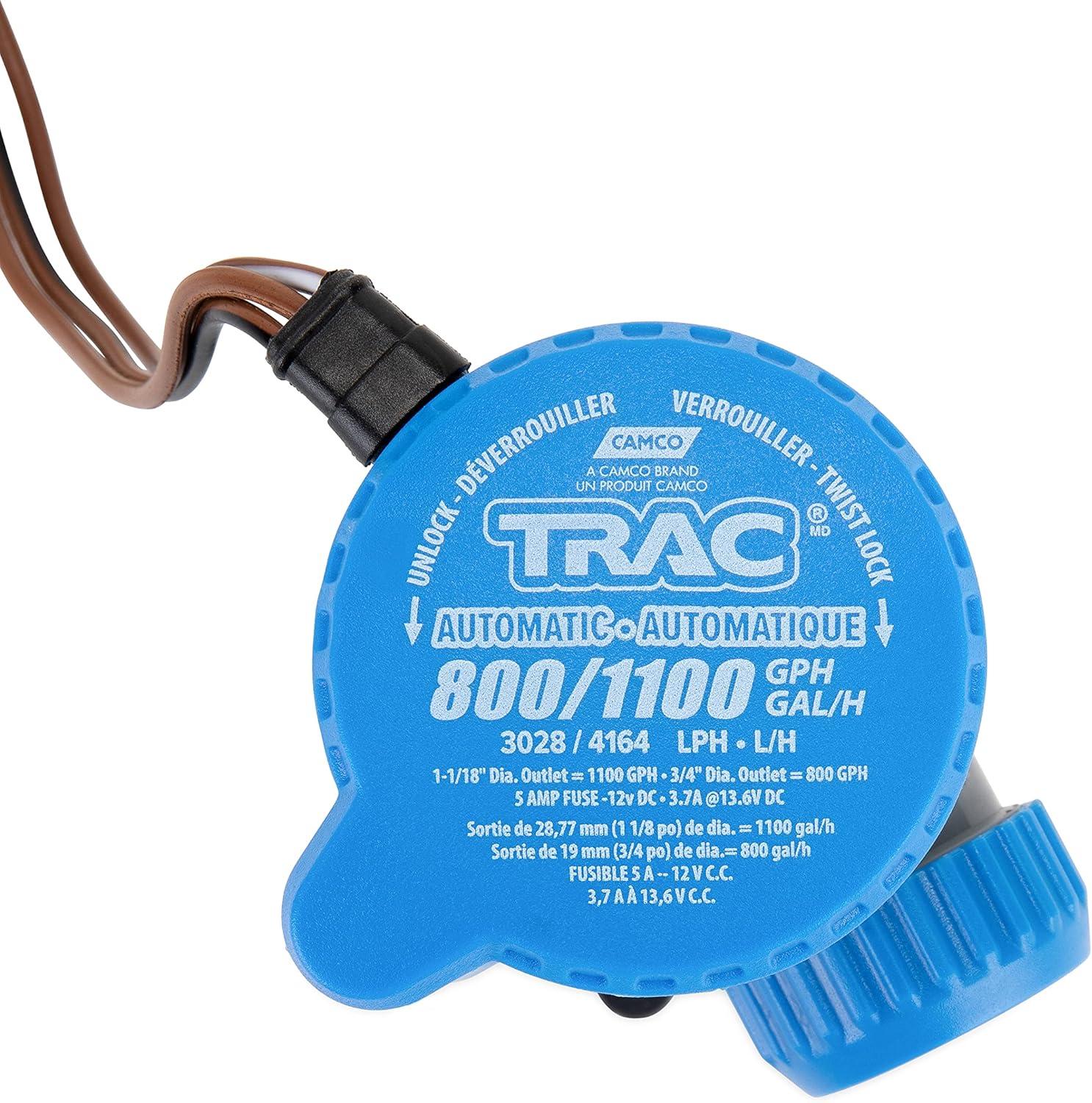 imageTRACOutdoor Products Automatic Bilge Pump 8001100 GPH 34quot ampamp 118quot Outlet  Designed for Easy Installation and Retrofitting  Ideal for All Watercraft 69311 30047234
