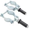 imageCROOKED CREEK Trac Outdoors Oar Locks  Safely Secures Your Oars  Fits Oar Shafts Up to 178inches  2 pack 50428Silver