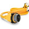 imageCamco PowerGrip 25Foot MarineBoat Extension Cord with 50M50F Locking Adapters  Allows for Easy Boat Connection to Distant Power Outlets 5562125