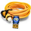 imageCamco PowerGrip 25Foot MarineBoat Extension Cord with 50M50F Locking Adapters  Allows for Easy Boat Connection to Distant Power Outlets 5562150