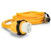 imageCamco PowerGrip 25Foot MarineBoat Extension Cord with 50M50F Locking Adapters  Allows for Easy Boat Connection to Distant Power Outlets 5562150