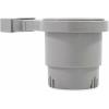 imageCamco Small Clamp Mounted Cup HolderProvides a Secure Location for Your BeverageMountable for Up to 114Inch RailGray 53093Gray