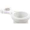 imageCamco Small Clamp Mounted Cup HolderProvides a Secure Location for Your BeverageMountable for Up to 114Inch RailGray 53093White