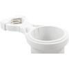 imageCamco Small Clamp Mounted Cup HolderProvides a Secure Location for Your BeverageMountable for Up to 114Inch RailGray 53093White