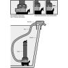 imageCamco TRAC Outdoors Portable Bilge Pump  Features a SelfPriming Centrifugal Pump a 250 GPH Flow Rate and is Designed for Boats Dinghies Inflatable Boats Small Watercrafts and More 69341