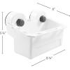 imageCamco Universal Mechanical Suction Cup Caddy  Features 2 Strong Mechanical Suction Cups a Durable Polymer Construction and is Designed for RVs Boats and More 53085