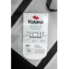 imageKuuma Heavy Duty 210 Quart Insulated Fish Bag with Drain Plug 50184 WhiteBlack240 Quart