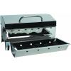 imageKuuma quotKuuma Premium Stainless Steel Mountable Charcoal Grill wInner Lid Liner by Camco Compact Portable Size Perfect for Boats Tailgating and More  Stow N Go 160quotquot 58110quot silverCharcoal