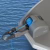 imageTrac Outdoors Deckboat 40 AutoDeployG3 Electric Anchor Winch  Anchors Up to 40 lb  Includes 100feet of PreWound Anchor Rope with Use 69005 Gray