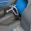 imageTrac Outdoors Deckboat 40 AutoDeployG3 Electric Anchor Winch  Anchors Up to 40 lb  Includes 100feet of PreWound Anchor Rope with Use 69005 Gray