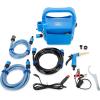 imageTrac Outdoors Portable Washdown Pump Kit  SelfPriming MarineGrade Pump  Includes Everything Needed to PowerSpray Just Add Water 69380 Blue