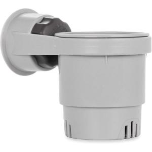 imageCamco Cup Holder with Mechanical Suction Cup  Provides a Secure Location for Your Beverage  Compatible with Most Cups Cans Bottles and Tumblers  Gray 53091One Size