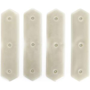 imageCamco Mountable Glow On The Dock Pier Markers  Illuminate Your Dock or Wharf During Night Easy to Install Mount Wherever Needed Elongated Hexagon Shape  4 Pack 50147