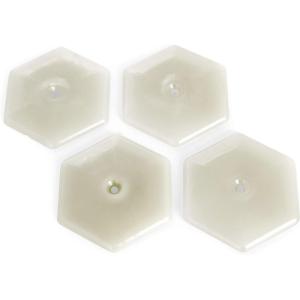 imageCamco Mountable Glow On The Dock Pier Markers  Illuminate Your Dock or Wharf During Night Easy to Install Mount Wherever Needed Hexagon Shape  4 Pack 50145