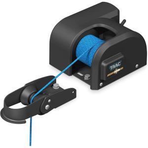 imageCamco TRAC Outdoors AnchorZone 20 Electric Anchor Winch  Features a HighEfficiency 12Volt DC AllSteel Gear Motor ampamp Includes 100Ft of PreWound Braided Rope  Max Anchor Capacity of 20lbs 69000