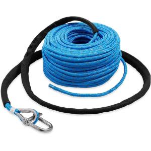 imageCamco Trac Outdoor 100ft Anchor Rope  Features an 800 lb Break Strength  Includes a Stainless Steel Anchor Shackle 69080