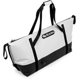 imageKuuma Heavy Duty 210 Quart Insulated Fish Bag with Drain Plug 50184 WhiteBlack80 Quart