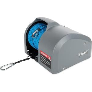 imageTRACOutdoor Products Angler 30 AutoDeployG3 Electric Anchor Winch  Anchors Up to 30 lb  Includes 100feet of PreWound Anchor Rope with Use 69004 Gray Normal