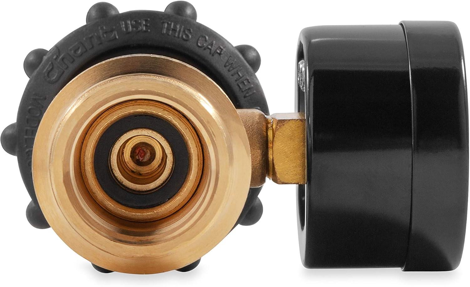 imageCamco RV Propane Gauge and Leak Detector  Features Type 1 Connection for RVing Boating Gas Grills and More 59023
