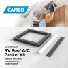 imageCamco 14Inch x 14Inch Universal Camper Roof AC Gasket Kit  Features a Waterproof Compression Seal SelfAdhesive Picture Frame Gasket and SelfAdhesive Leveling Pads 25071One Size