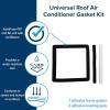 imageCamco 14Inch x 14Inch Universal Camper Roof AC Gasket Kit  Features a Waterproof Compression Seal SelfAdhesive Picture Frame Gasket and SelfAdhesive Leveling Pads 25071Pack of 2