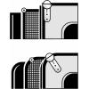 imageCamco 42005 Awning Roller Ball with Screen Door Slide White