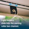 imageCamco 42733 Fabric Party Light Holders Black 7 Pack7 Pack
