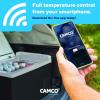 imageCamco 51514 CAM350 Portable Refrigerator AC 110VDC 12V Compact FridgeFreezer 35Liter  Keeps Food and Drinks Cold While OnTheGo  Ideal for Road Trips RVing Camping Boating and Tailgating  Black