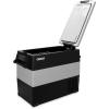 imageCamco 51518 CAM550 Portable Refrigerator AC 110VDC 12V Compact FridgeFreezer 55Liter  Keeps Food and Drinks Cold While OnTheGo  Ideal for Road Trips RVing Camping Boating and Tailgating  Black