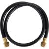 imageCamco 59913 3 Propane Hose Assembly  38quot Female Flare x 38quot Female Flare Black