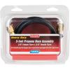 imageCamco 59913 3 Propane Hose Assembly  38quot Female Flare x 38quot Female Flare Black