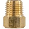 imageCamco 59953 Propane Fitting  14quot Male NPT x 14quot Female Inverted FlareOne Size