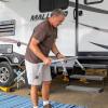 imageCamco Adjustable Height RV Step Stool 43676Adjustable Step