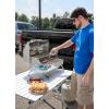 imageCamco Aluminum RollUp Campsite Table with Carrying Bag  Ideal for Tailgating Camping The Beach Parties and More  Lightweight Design and Rust Resistant 51896Standard Packaging