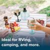 imageCamco Aluminum RollUp Campsite Table with Carrying Bag  Ideal for Tailgating Camping The Beach Parties and More  Lightweight Design and Rust Resistant 51896FrustrationFree Packaging