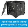 imageCamco Burn Bin  Features HandOiled structurally Reinforced Side and Base Panels L x 22 W x 45inches H 51250 Large BinSmall Bin