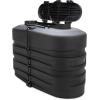 imageCamco CamperRV Dual Propane Tank Cover  Features Hinged Top Panel ampamp Custom Molded Design  Fits 2 20lb Steel Tanks  Protects Propane Tanks During Travel Camping and More  Black 50504
