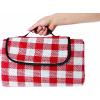 imageCamco Classic Red ampamp White Checkered Picnic Blanket with Waterproof Backing  Includes Convenient Carry Strap  Comfortable and Durable Material  Measures 51quot x 59quot  42803