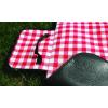 imageCamco Classic Red ampamp White Checkered Picnic Blanket with Waterproof Backing  Includes Convenient Carry Strap  Comfortable and Durable Material  Measures 51quot x 59quot  42803