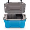 imageCamco Cupholder Attachment for Currituck Coolers  Attach to Your Cooler to Hold Cups Cans and Bottles ampamp More Great for Camping Picnics and at The Beach  51791Cyan Exterior  Gray Interior