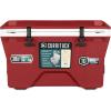 imageCamco Cupholder Attachment for Currituck Coolers  Attach to Your Cooler to Hold Cups Cans and Bottles ampamp More Great for Camping Picnics and at The Beach  51791Crimson Exterior  White Interior