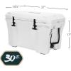 imageCamco Currituck 30Quart Premium Cooler  Up to 10 Days of Ice Retention  Holds Up to 28 Cans and 18 lbs of Ice  Snowscape  51716