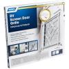 imageCamco Deluxe Aluminum RV Screen Door Grille  Adds a Sturdy Feel to The RV Door  Adjusts from 20inches to 32inches Wide  43991