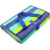 imageCamco Handy Mat with Strap Perfect for Picnics Beaches RV and Outings GreenRed  60quot x 78quot 42813GreenTurquoise