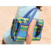 imageCamco Handy Mat with Strap Perfect for Picnics Beaches RV and Outings GreenRed  60quot x 78quot 42813Multi Color