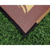 imageCamco Large Reversible Outdoor Patio Mat Easy to Clean Perfect for Picnics Cookouts Camping and The Beach 6 x 9 Brown Lattice Design 42877