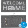 imageCamco Life is Better at The Campsite CamperRV Wrap Around Step Rug  Easy Clean Material wWelcome Home Design  No Tools Required  Fits 18 W Steps  Works wManual or Electric Steps 531961 x 1 Rectangular
