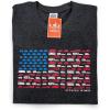 imageCamco Life is Better at The Campsite Crew Neck Short Sleeve TShirt  Features a Comfortable NonRestrictive Fit Patriotic Design on Charcoal Grey and is Machine Washable  Large 53274