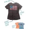 imageCamco Life is Better at The Campsite Crew Neck Short Sleeve TShirt  Features a Comfortable NonRestrictive Fit Patriotic Design on Charcoal Grey and is Machine Washable  Small 53272